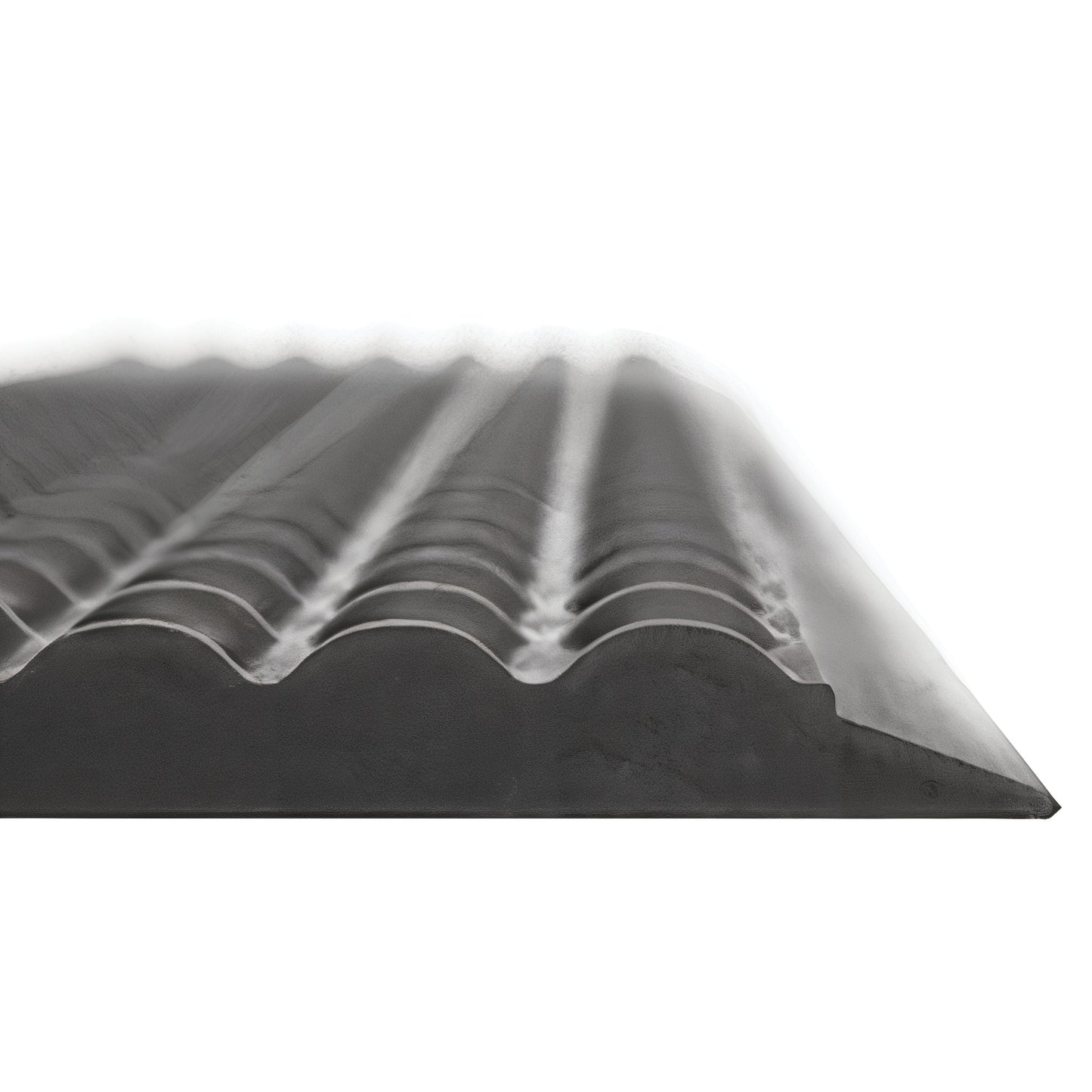 Close-up of the ERGOMAT Basic Bubble Anti-Fatigue Mat showing its textured, wavy surface with a focus on the raised bumps.