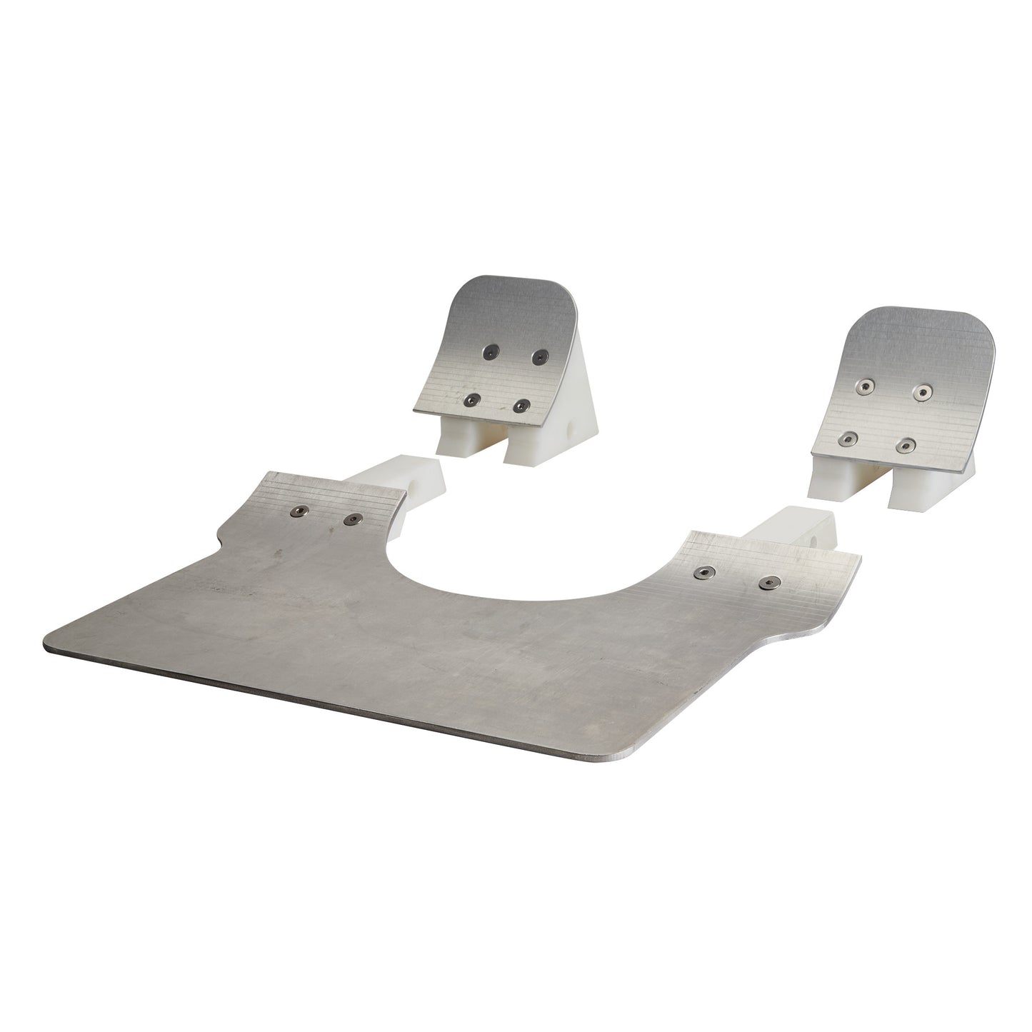 The AliMed SecureFit TPS Trendelenburg Positioning System is a sturdy metal support with padded grips, used for patient positioning.