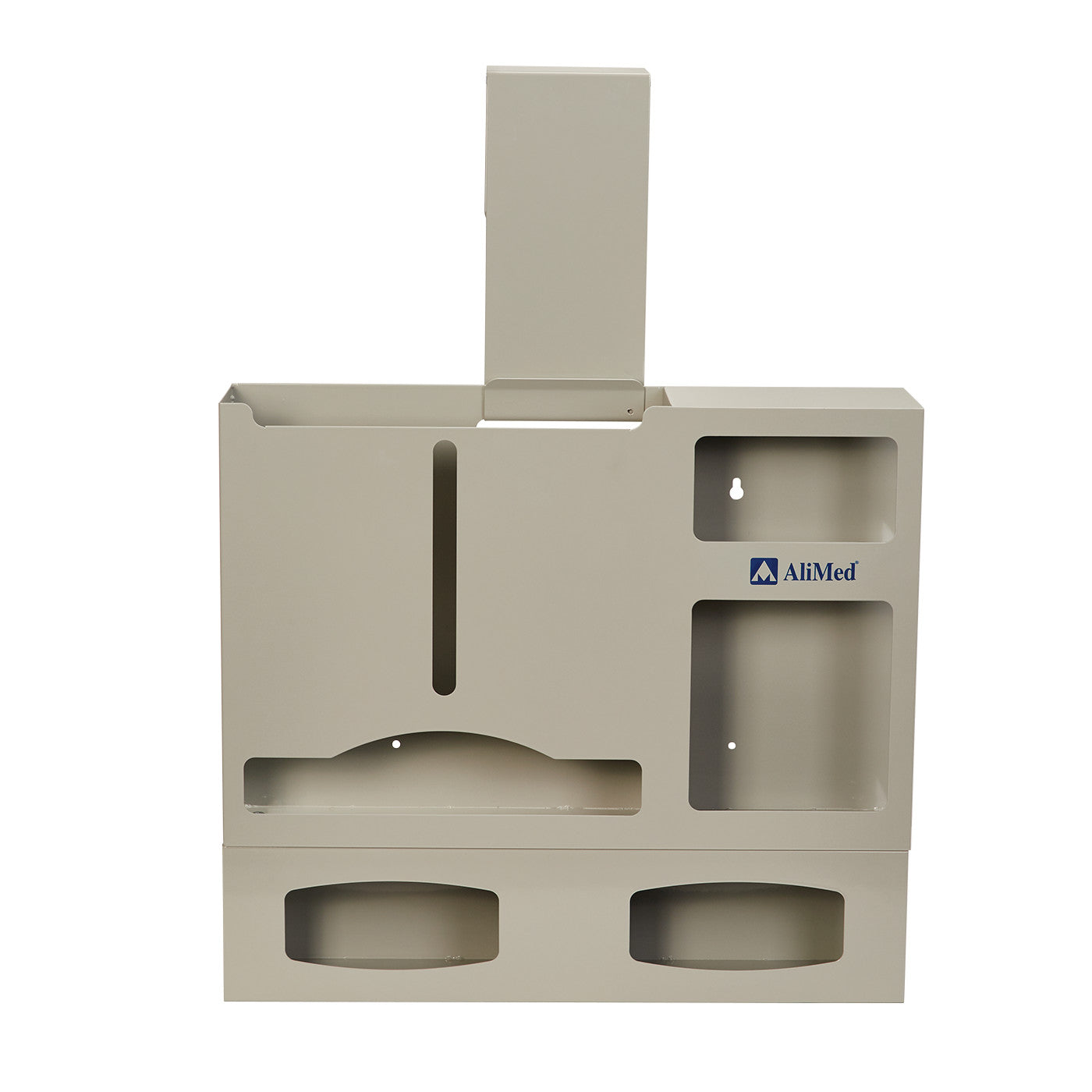 An AliMed PPE Organizer with multiple compartments for storing personal protective equipment.