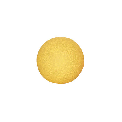 A yellow Rebounder Medicine Ball with a textured surface is shown against a white background.