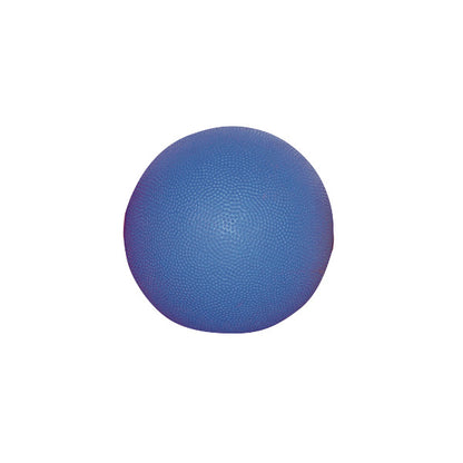 A blue Rebounder Medicine Ball with a textured surface, centered on a white background.