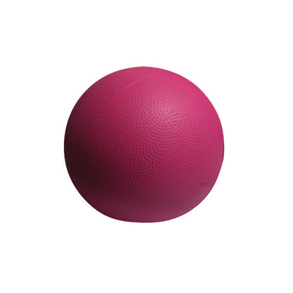A pink Rebounder Medicine Ball with a textured surface, displayed against a white background.