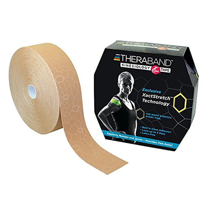 Kinesiology Tape, Beige/Beige, 2"W x 103-1/4'L, Roll