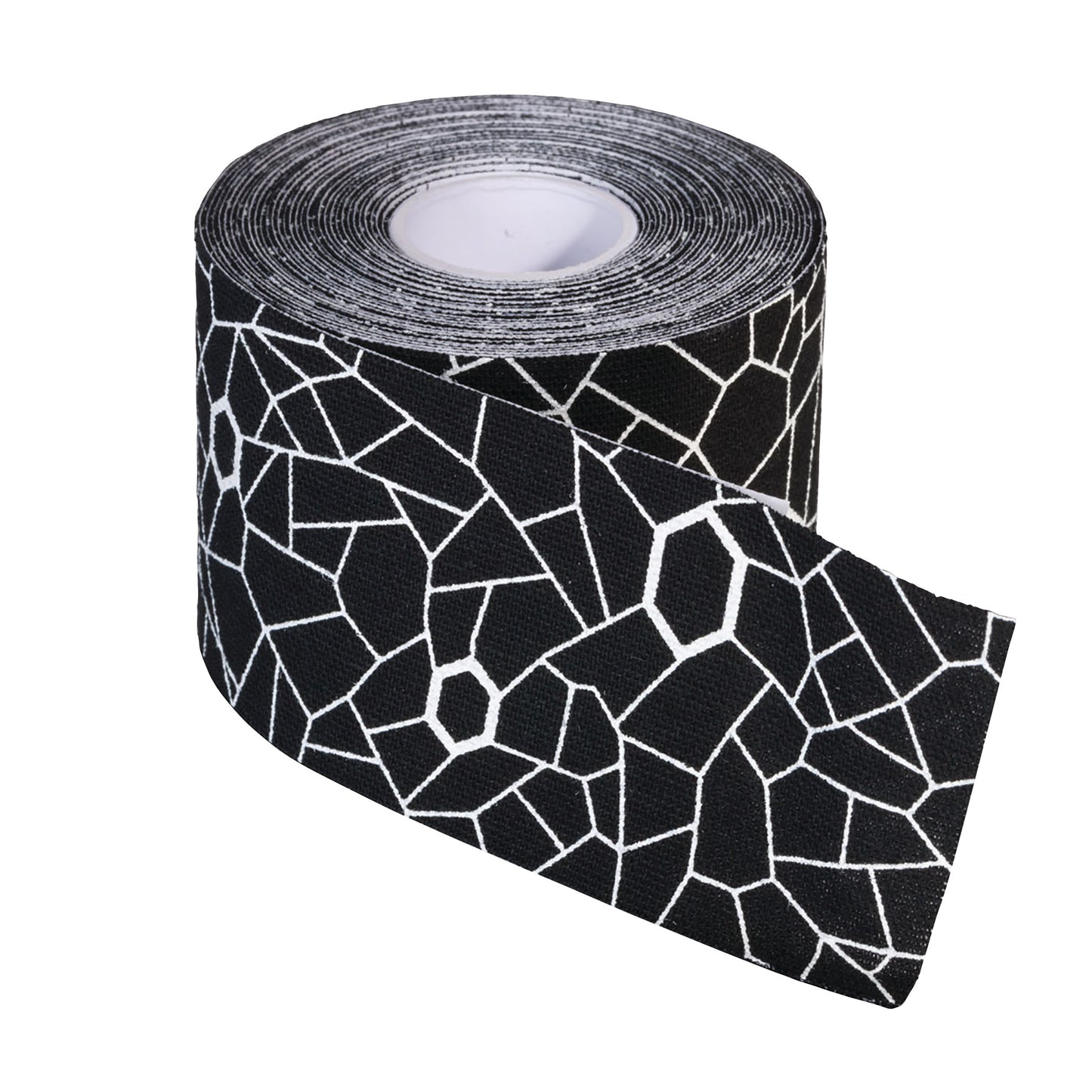 Kinesiology Tape, Black/White, 2"W x 16-1/2'L, Roll