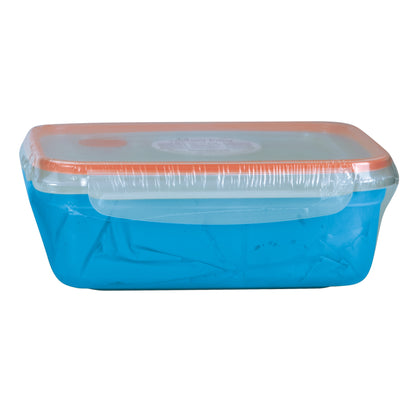 AliMed Color-Coded Therapy Putty in a blue container with a clear, orange-rimmed lid, wrapped in plastic.