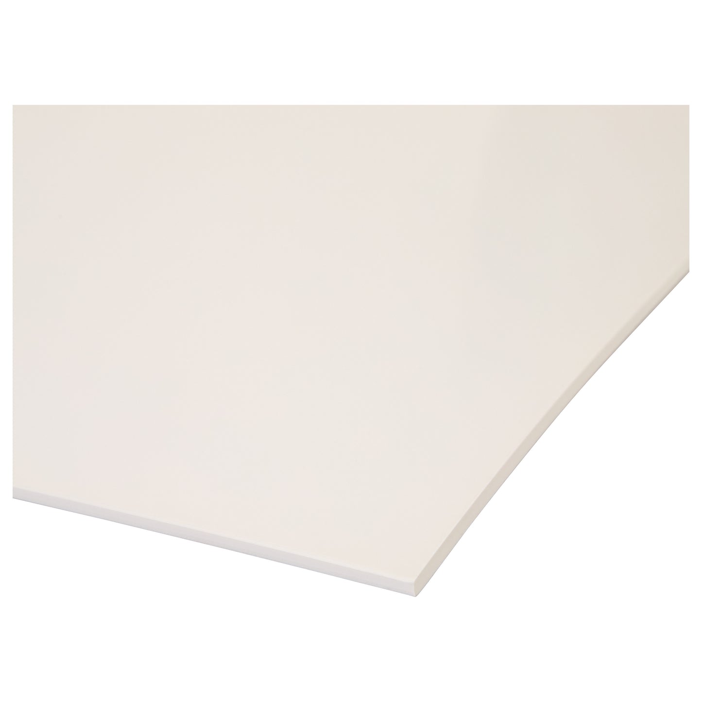 Close-up of the AliMed Multiform Plastic Thermoplastic Splinting Material, showing a white, flat sheet with a smooth surface.