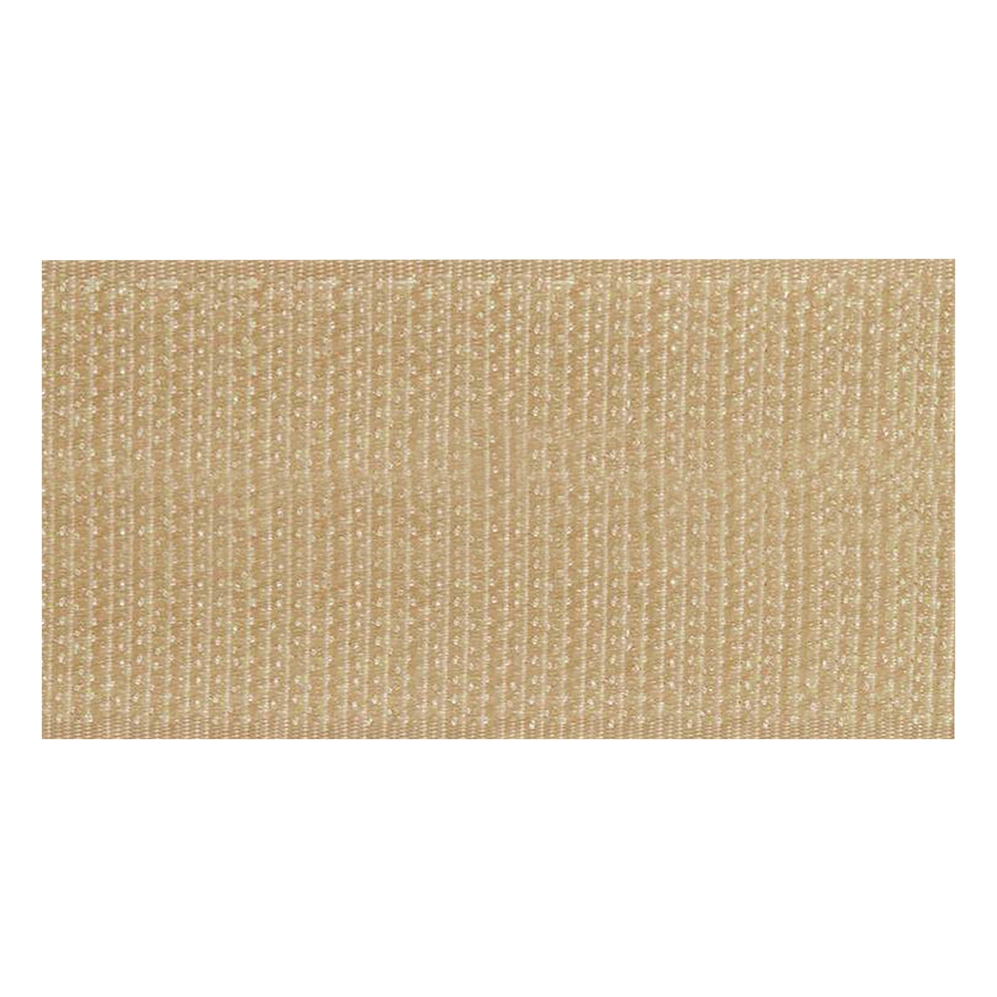 A beige VELCRO Brand Adhesive-Backed Medical Hook Tape with a textured, looped surface shown on a plain white background.