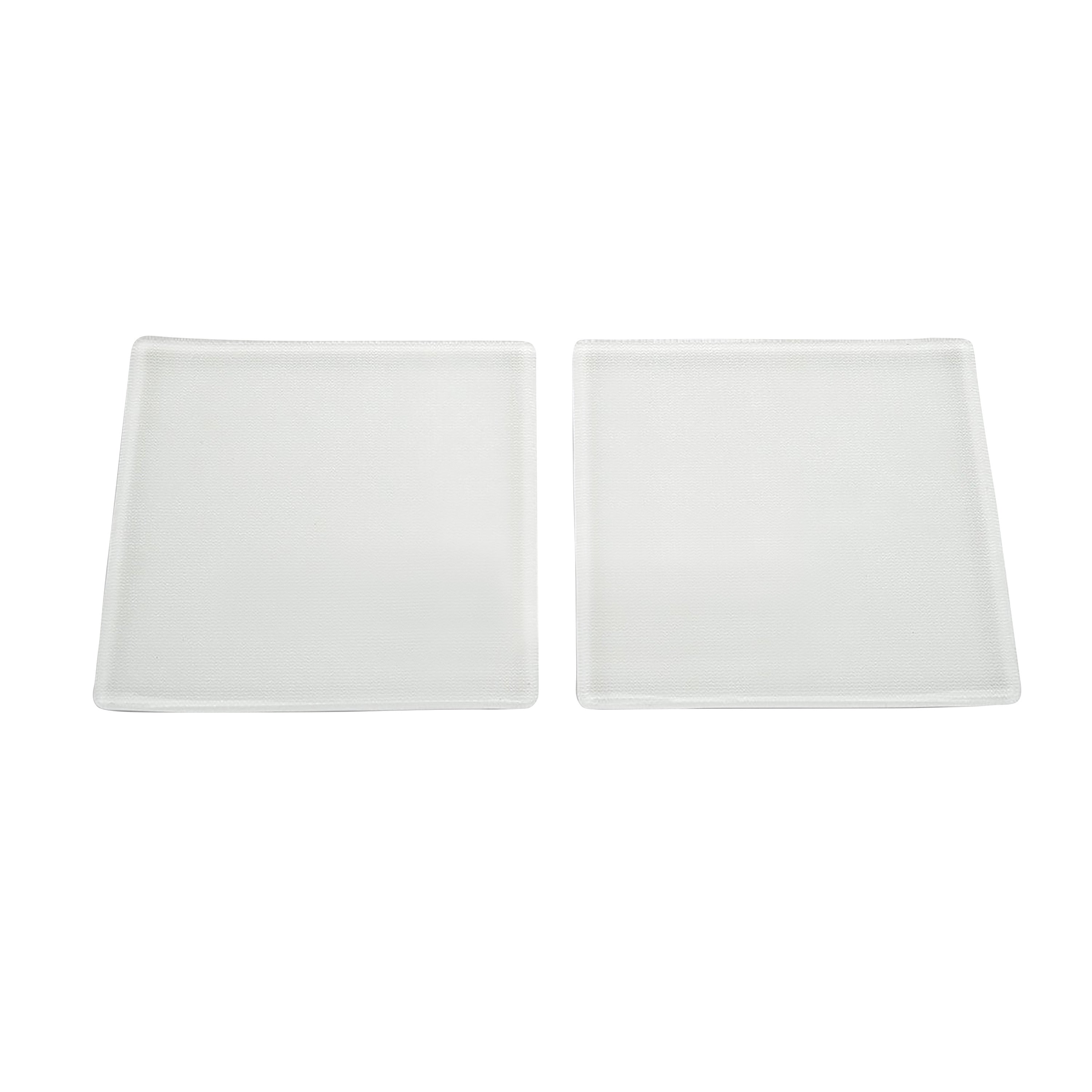 Two white Silipos Gel Dots and Squares are displayed against a plain background.