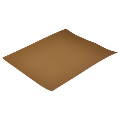 A sheet of AliMed AliPlast foam, shown in brown. The material is flat and slightly elevated, against a white background.