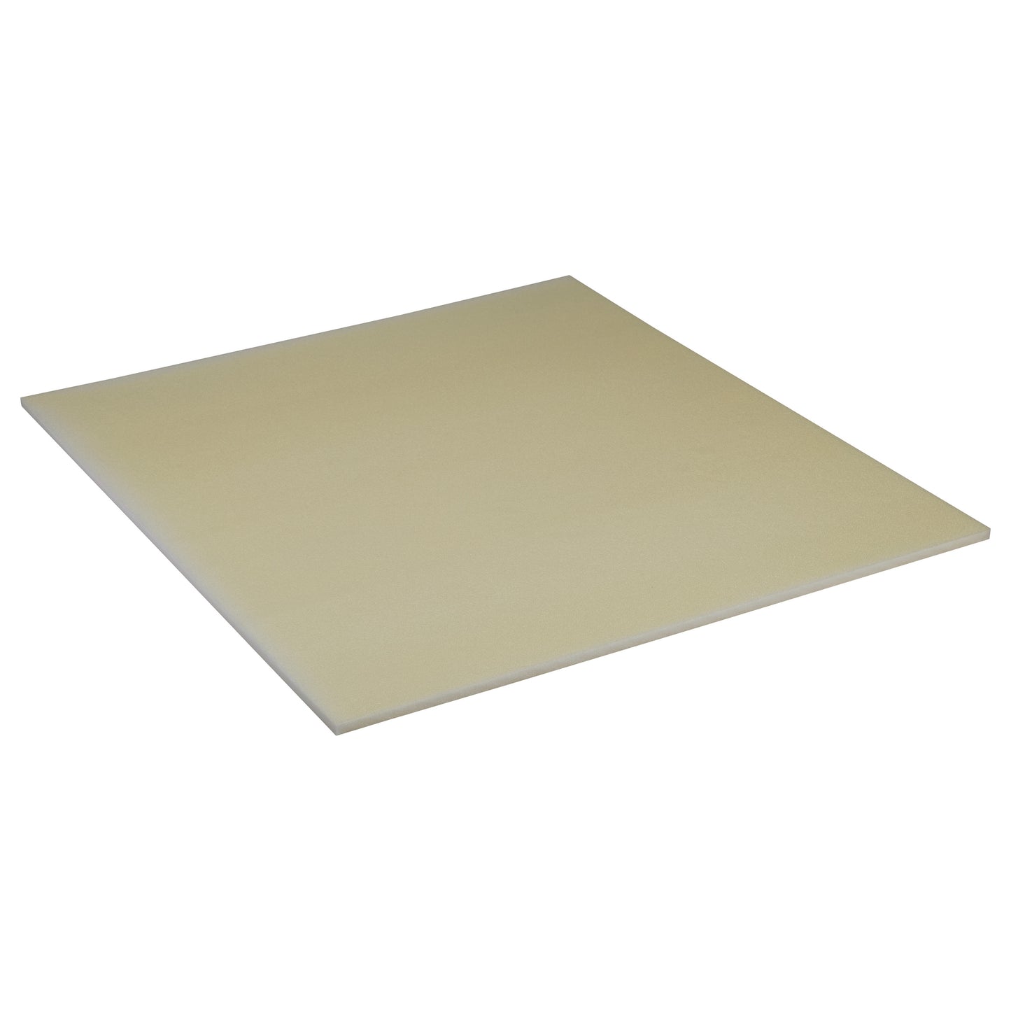 AliMed AliPlast XPE is a square, flat, beige foam sheet designed for cushioning and support in medical applications.