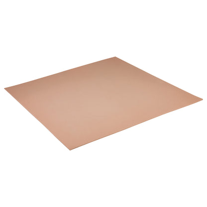 A sheet of Plastazote #1 foam, beige in color, shown at an angle on a white background.
