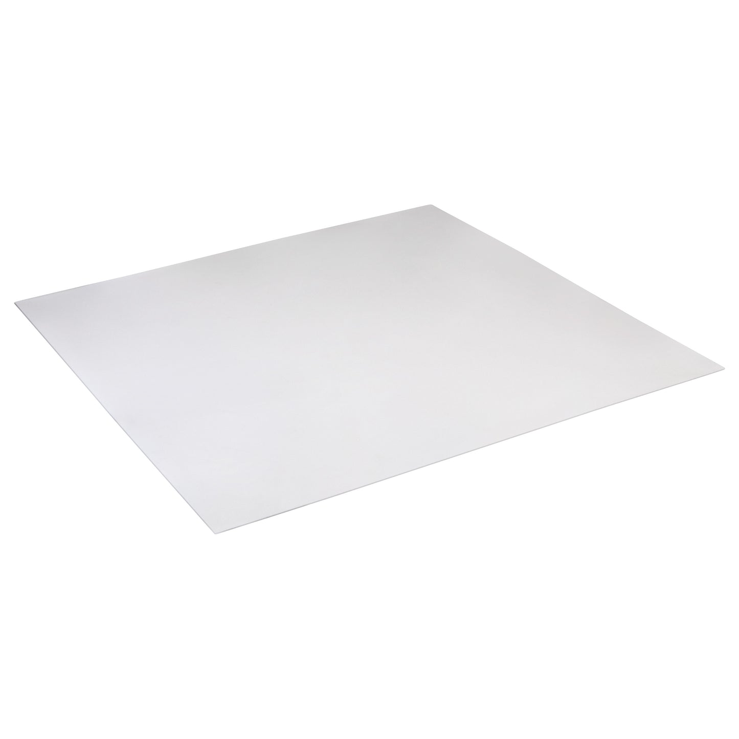A white Plastazote #1 foam sheet shown from an angle on a plain background.
