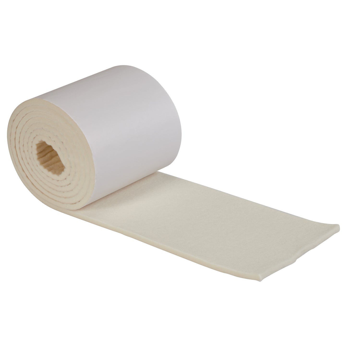 A roll of Orthopedic-Grade Felt Padding is shown partially unrolled, revealing its soft, white material.