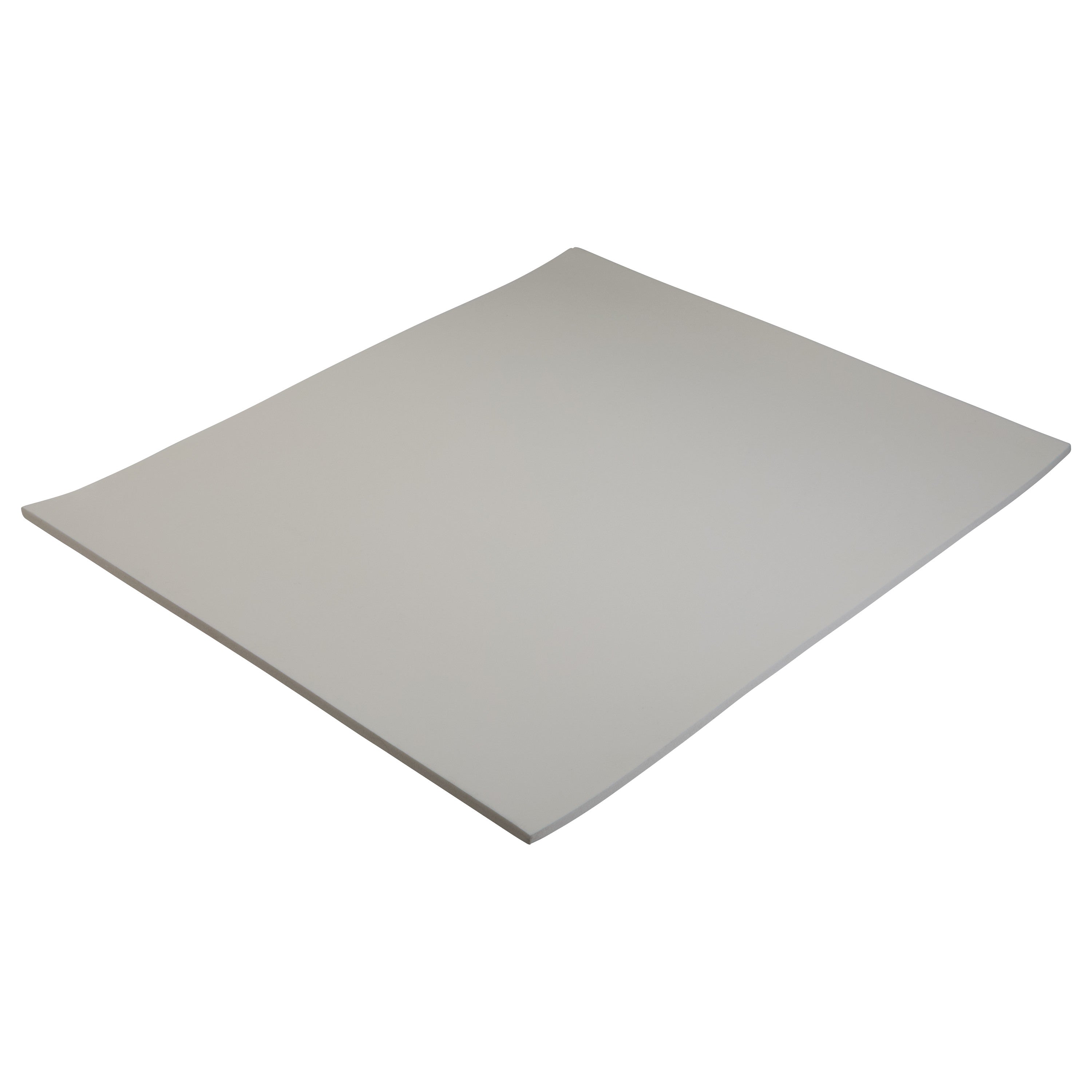 A sheet of AliMed AliPlast 4E foam, beige and rectangular, with a smooth surface and slightly curved edges.