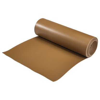 A roll of brown AliMed AliPlast 10 foam is partially unrolled, displaying its smooth and flexible texture.