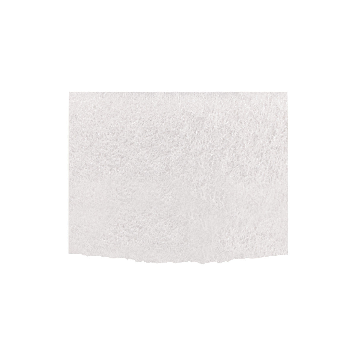 Close-up of VELCRO Brand Loop, showing its textured white surface on a plain background.