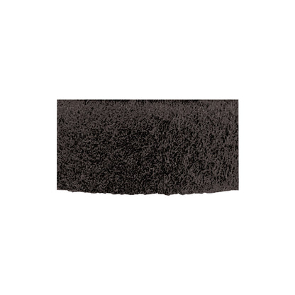 Close-up of VELCRO Brand Loop material in black, showing its textured surface on a white background.
