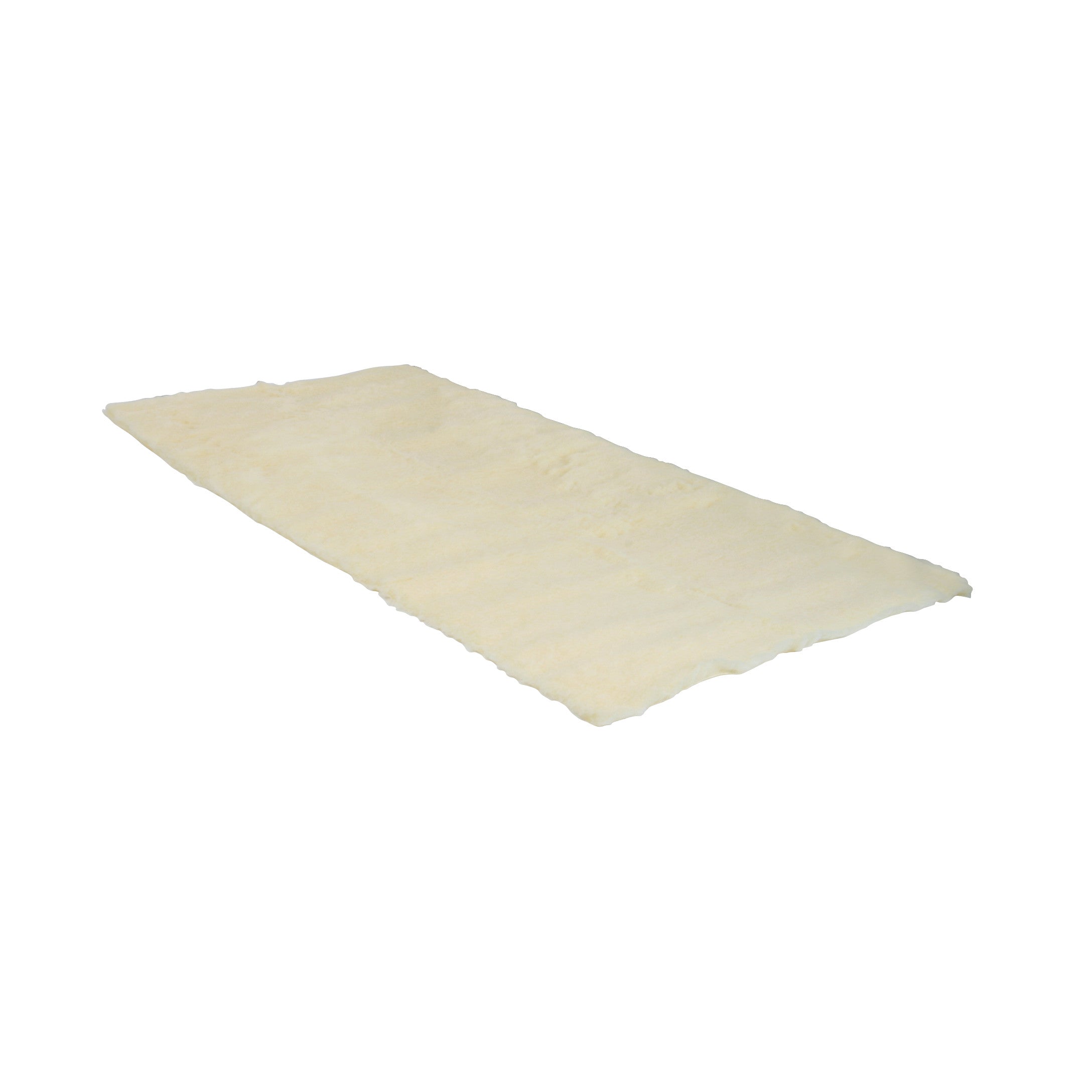 SkiL-Care Synthetic Sheepskin Pad, a rectangular, soft, cream-colored padding, shown against a white background.