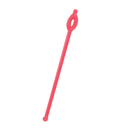 Red Replacement Magic Wand for AliMed FREEDOM Palmar Swab Kit, with a looped end and a rounded tip, against a white background.