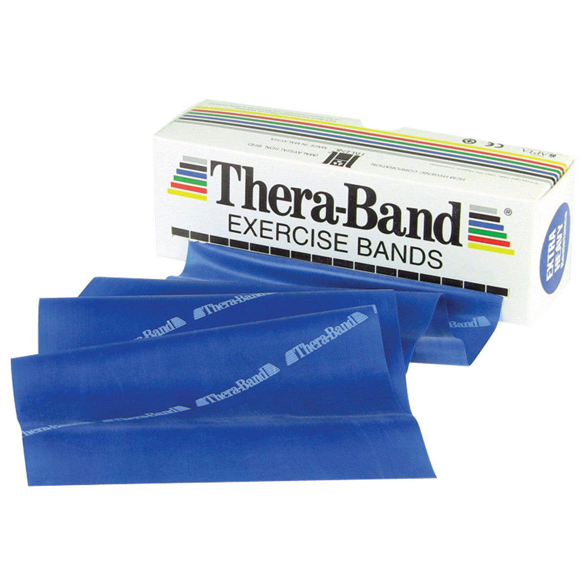Latex Resistive Exercise Band, Blue, Extra Heavy,  6-yd. Roll