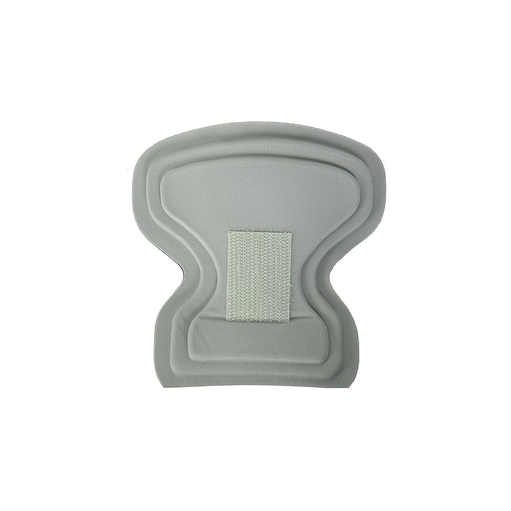 Neck Pad for Headmaster Collar, gray with a fabric strip in the center, designed for comfort and support.