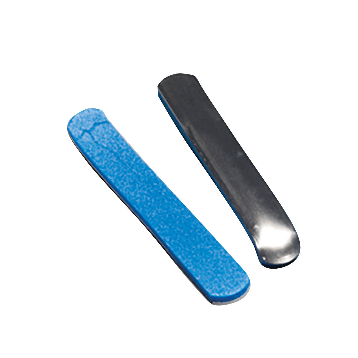 Two Curved Finger Splint items are shown; one is blue and the other is metallic. They are used for finger immobilization.