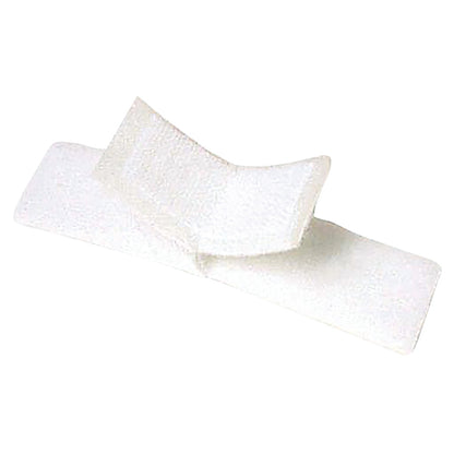 PediFix Toe Trainers Digit Wrap lies open, showcasing its soft, white fabric designed for toe alignment and protection.