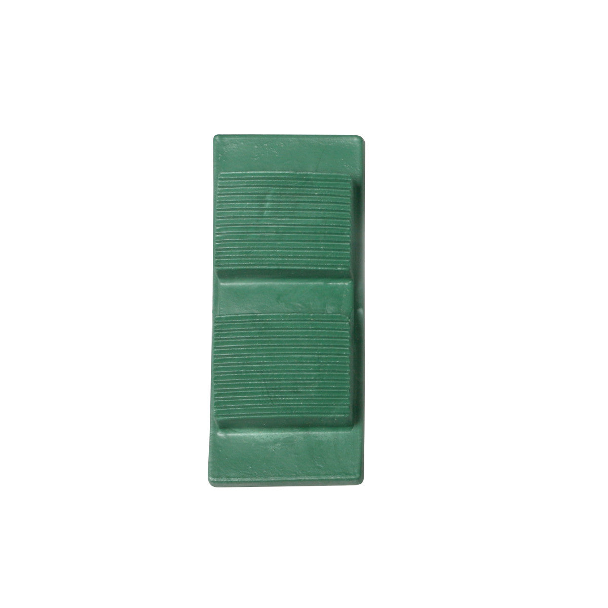 Delta-Cast Cast Walking Heel, a green, rectangular orthopedic accessory with textured ridges for enhanced grip.