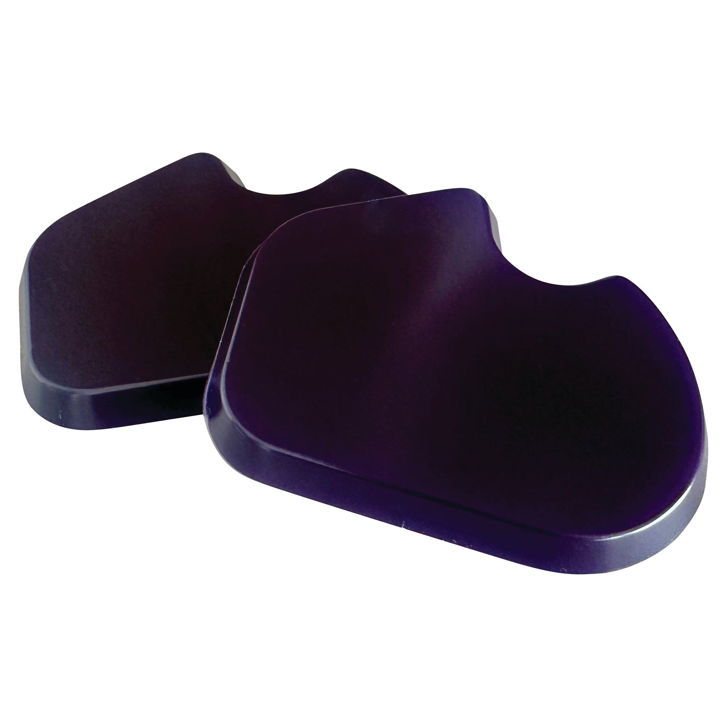 Two purple Gel Dancer Met Pads are shown, designed for foot comfort and support.