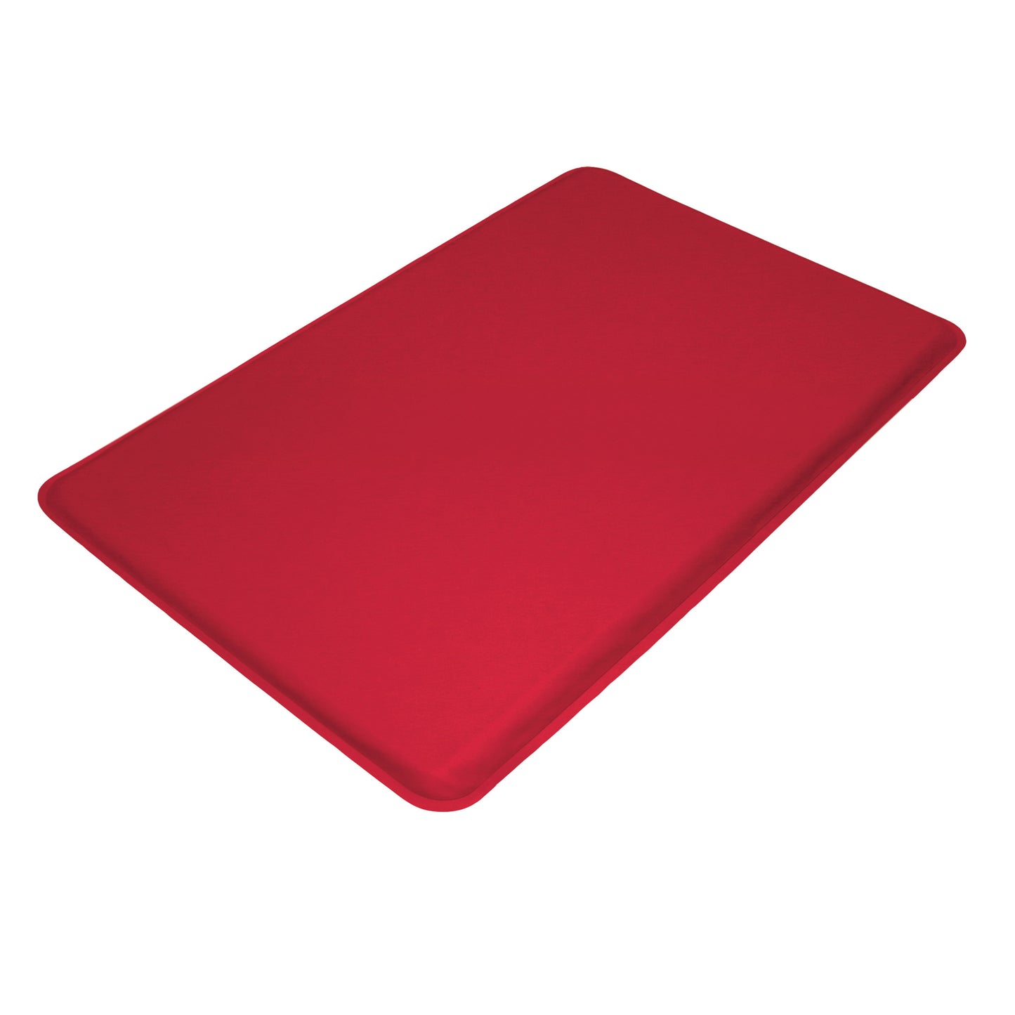 A red GelPro Medical Mat with rounded corners is shown on a white background.