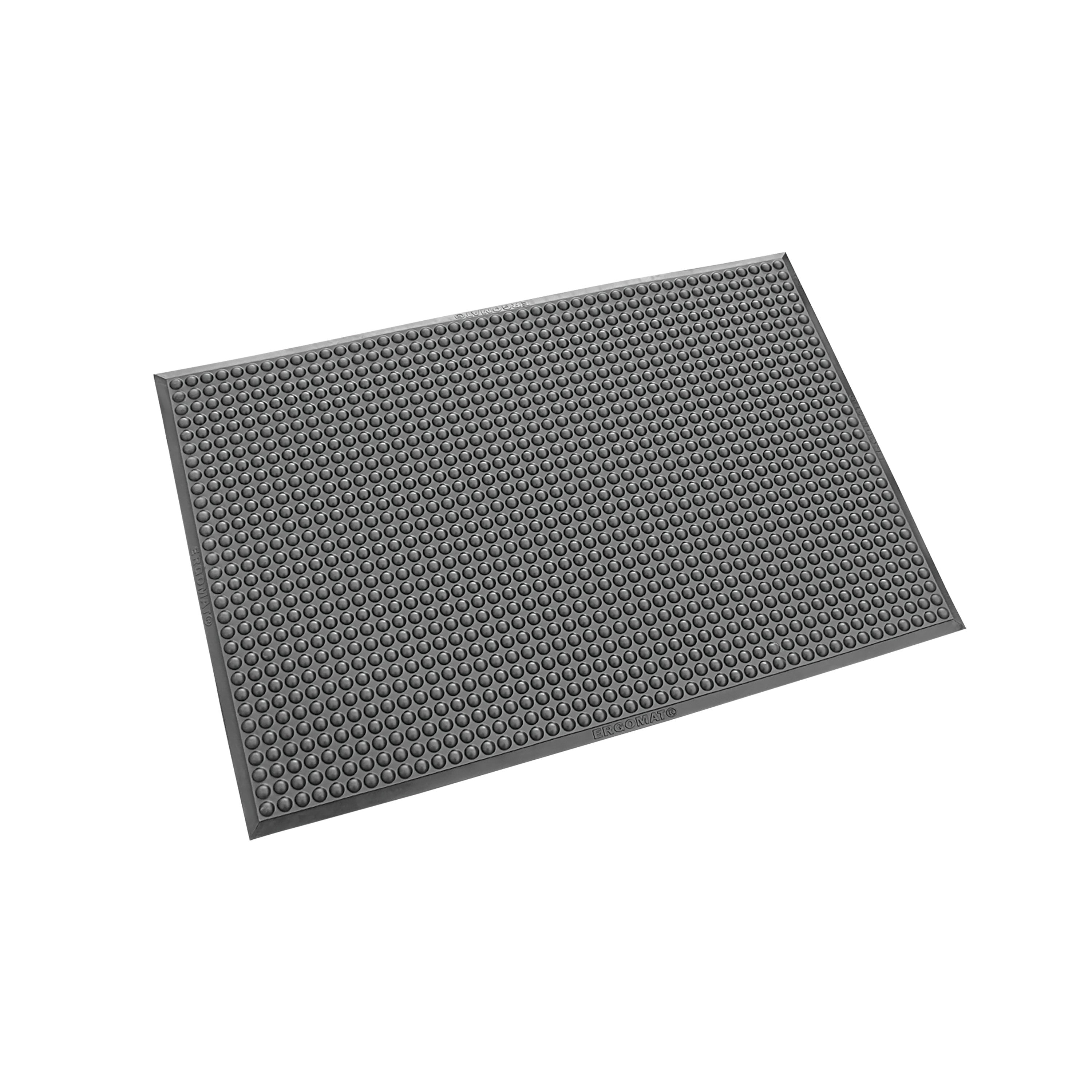 ERGOMAT Basic Bubble Anti-Fatigue Mat, featuring a rectangular shape with a textured bubble surface, shown on a white background.