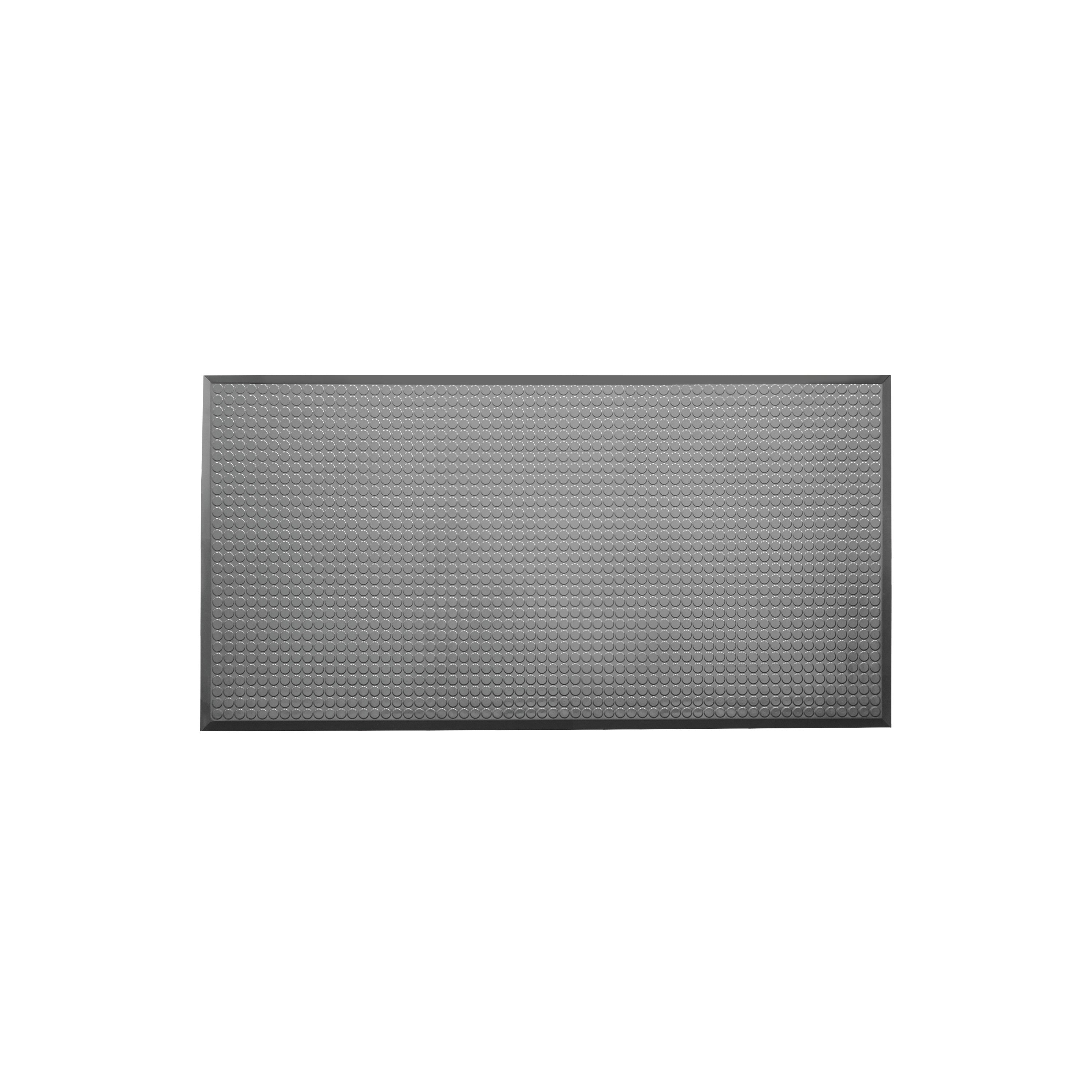 ERGOMAT Basic Smooth Anti-Fatigue Mat with a textured, gray surface on a white background.
