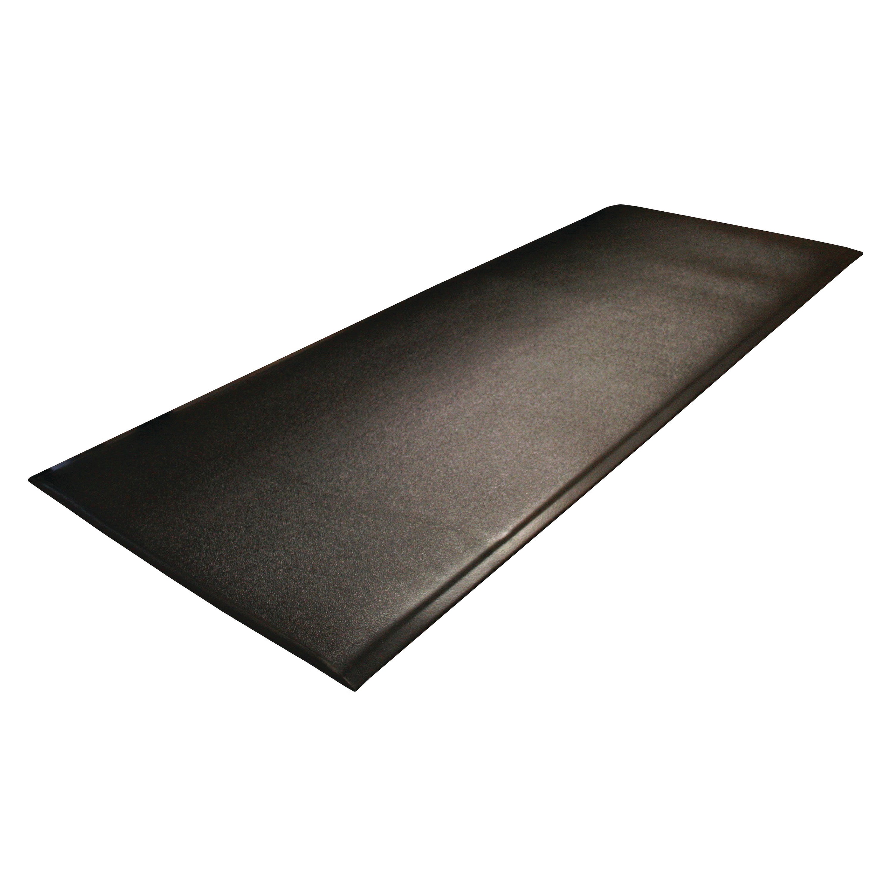A black FabSafe Anti-Slip Fall Mat, rectangular with slightly raised edges, designed to prevent slipping.