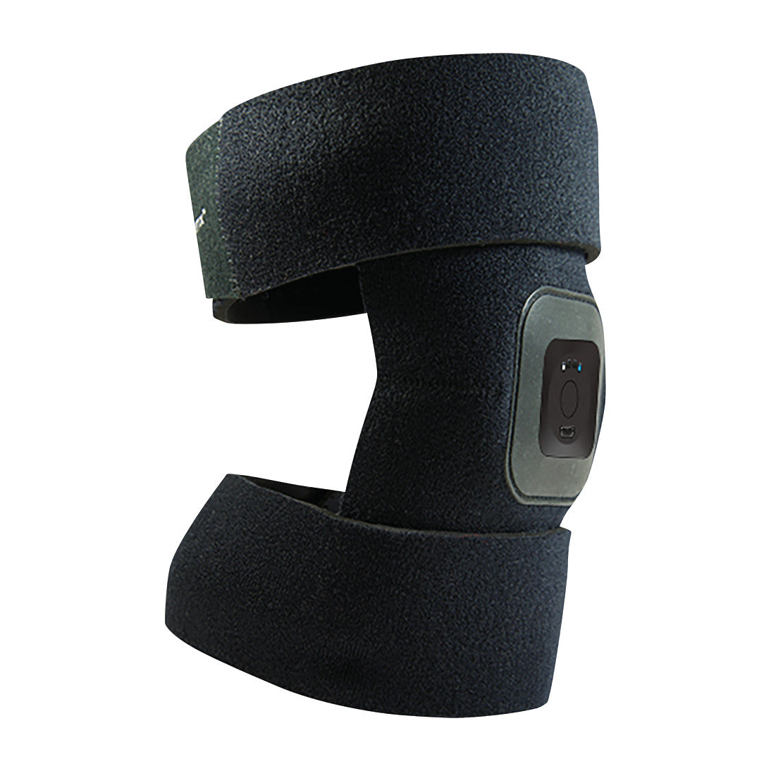 The Intellinetix Knee/Elbow Therapy Wrap is a black wrap with a control panel, designed for joint pain relief and support.