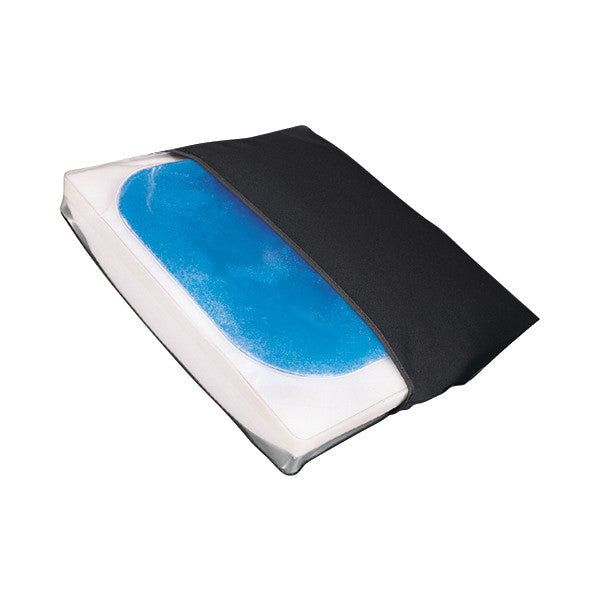 The SkiL-Care Ultra-Cushion features a black cover with visible blue gel padding inside for enhanced comfort and support.