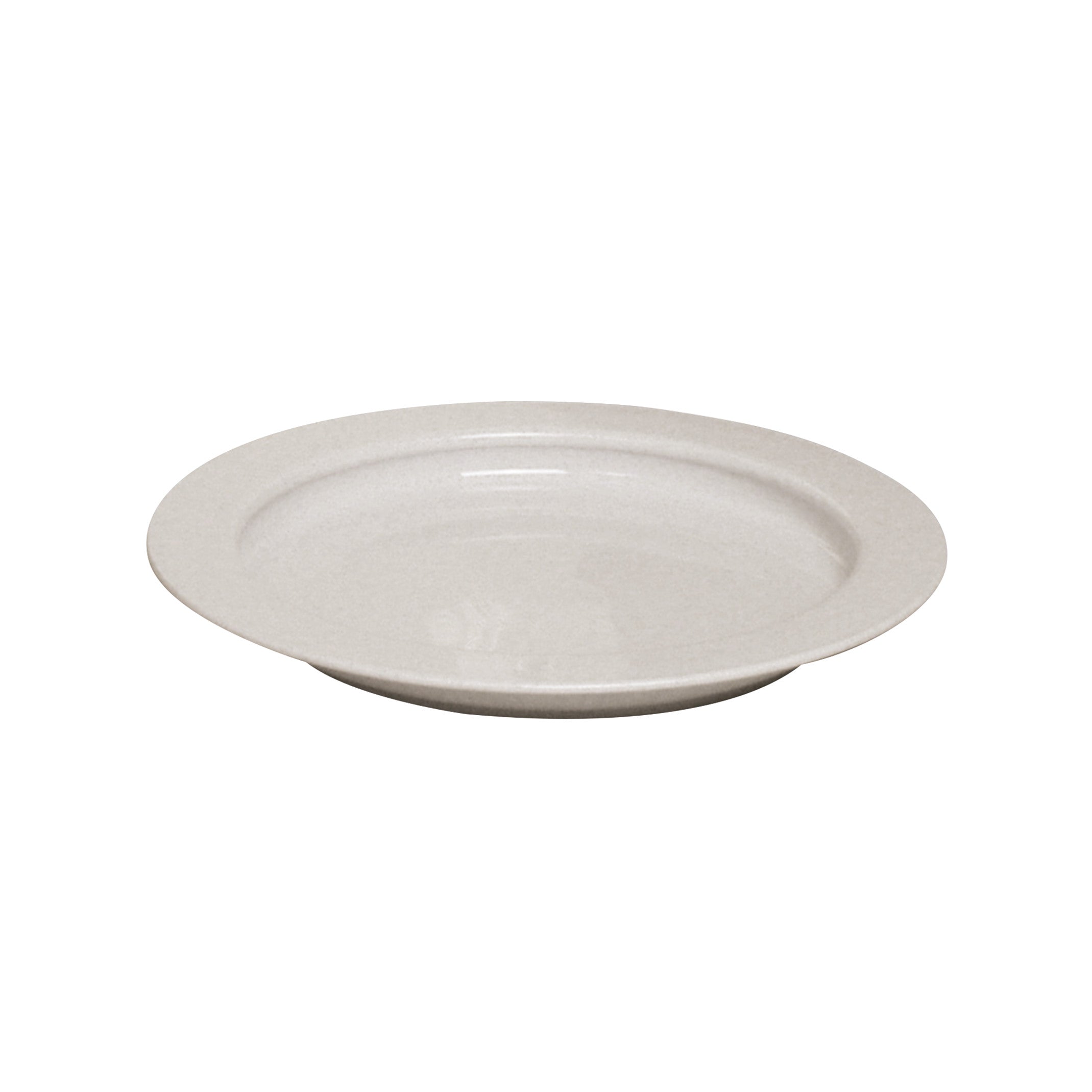 A beige "Inner Lip Plate" with a raised edge for easier use is shown against a white background.