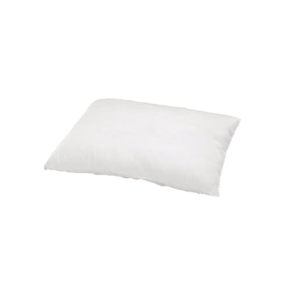A white Disposable Pillow on a plain white background.