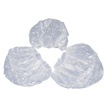 Three transparent DeRoyal Angiographic Equipment Covers are arranged in a triangular formation on a white background.