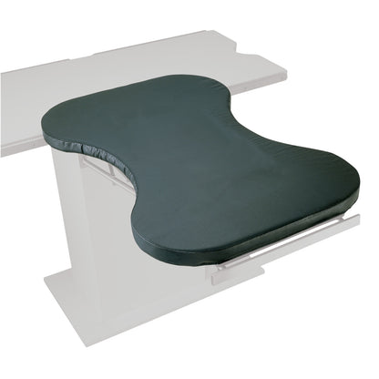 Replacement Pad for Allen Basic Hourglass Hand Table shown in dark color, shaped to fit the table, with a padded surface.