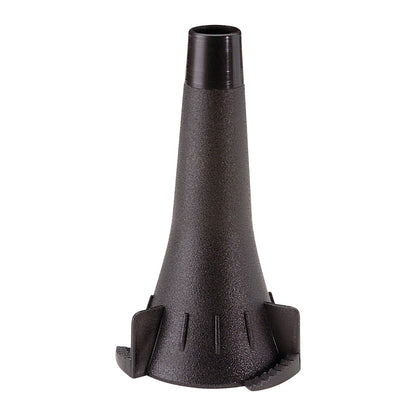 Black Welch Allyn KleenSpec Specula for MacroView Otoscopes, featuring a flared base and narrow tip design.