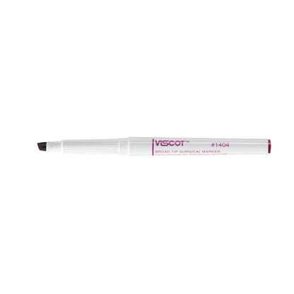 A Viscot Precision Surgical Skin Marker with a broad tip, shown uncapped against a white background.