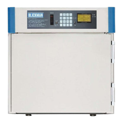 Blickman Digital Warming Cabinet for Table/Cart, featuring a control panel with buttons and a digital temperature display.