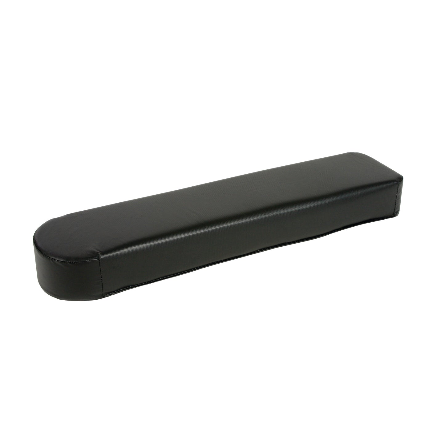 AliMed Standard Armboard Pad: A rectangular black pad with rounded ends, designed for arm support during medical procedures.