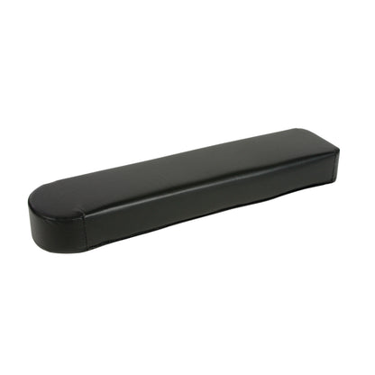 AliMed Standard Armboard Pad: A rectangular black pad with rounded ends, designed for arm support during medical procedures.