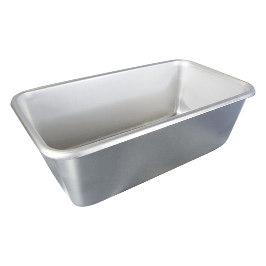 Polar Ware Stainless Steel Sterilization Tray, rectangular with rounded edges and a smooth surface.