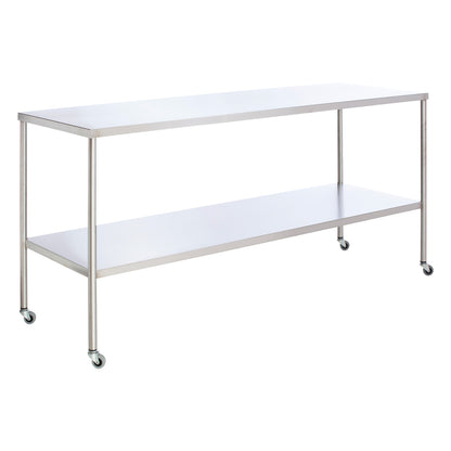 Instrument Table with Shelf, 60"W x 34"H x 24"D
