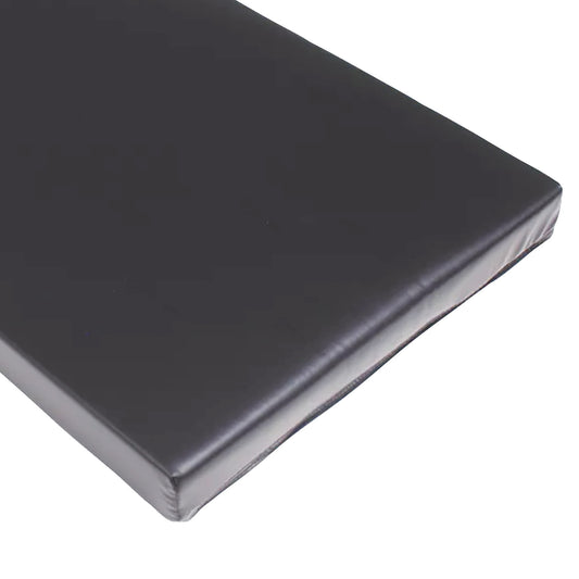 A black pad with smooth surface. Described as "Table Pads for Rycor Hand Tables." It has rounded edges and a rectangular shape.