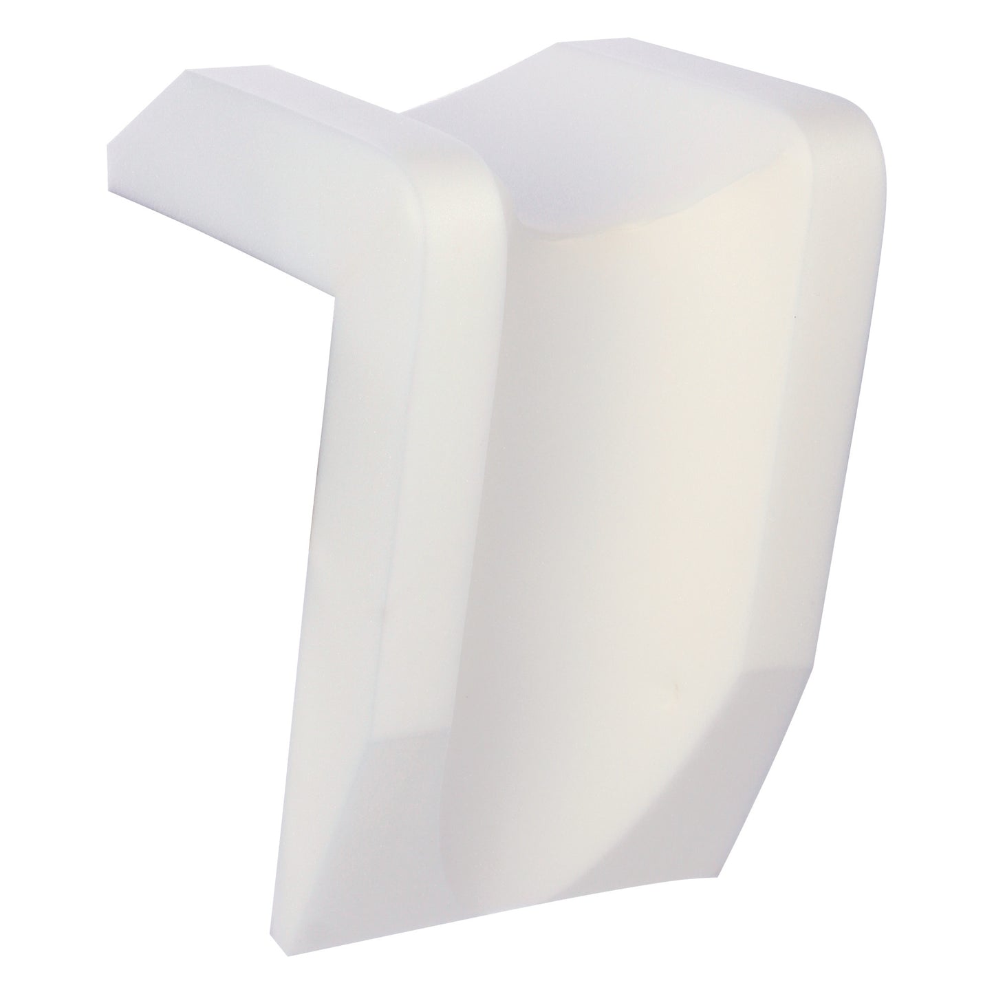 AliMed Arthroscopic Well-Leg Holder, a white, L-shaped medical support device, displayed against a plain background.