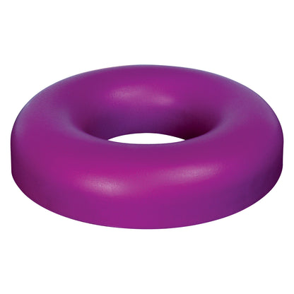 A purple Light Cloud Head Donut, a circular cushion with a central hole, resembling a smooth, plush doughnut.