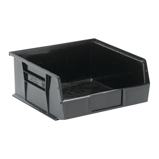 Ultra Stack and Hang Bin, Black, 11"W x 5"H x 10-7/8"D, 6/Case